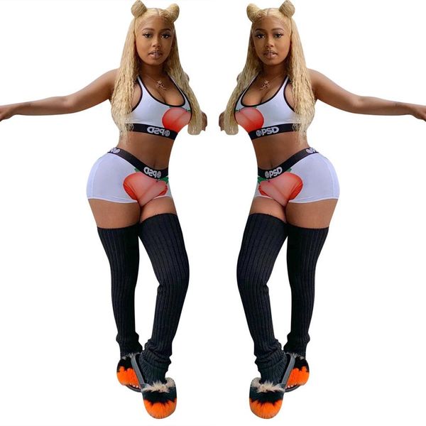 designer women fruit print 2pcs shorts skinny suits summer solid color casual suits casual clothing fashion clothing, Gray
designer women fruit print 2pcs shorts skinny suits summer solid color casual suits casual clothing fashion clothing, Gray