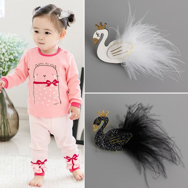 hair accessories 1pcs cute cartoon black and white swan baby hairpins kids clips girls children headwear princess barrette, Slivery;white
hair accessories 1pcs cute cartoon black and white swan baby hairpins kids clips girls children headwear princess barrette, Slivery;white
