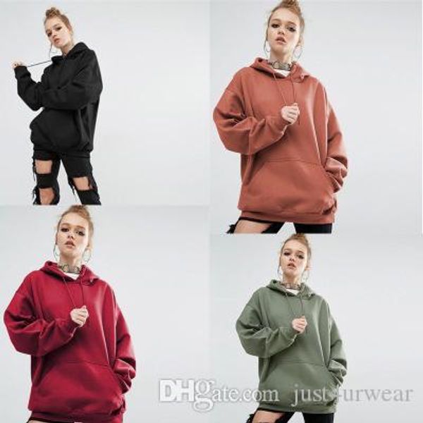 women sell solid loose hoodies sport casual female hooded sweater 4 color 8 size clothing, Black
women sell solid loose hoodies sport casual female hooded sweater 4 color 8 size clothing, Black