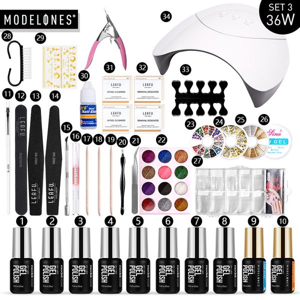 modelones smart sensor led lamp nail tools electric drill kits soak off uv gel polish nail art manicure tools gel set
modelones smart sensor led lamp nail tools electric drill kits soak off uv gel polish nail art manicure tools gel set