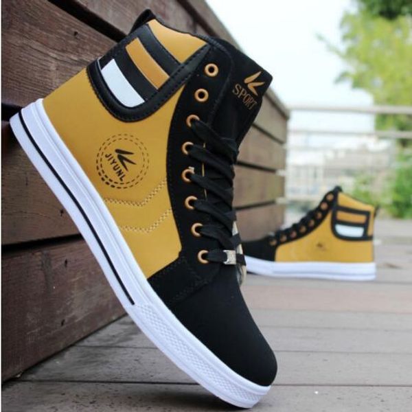 men's casual skateboarding shoes high sneakers breathable street shoes sports hip hop walking chaussure homme, Black
men's casual skateboarding shoes high sneakers breathable street shoes sports hip hop walking chaussure homme, Black