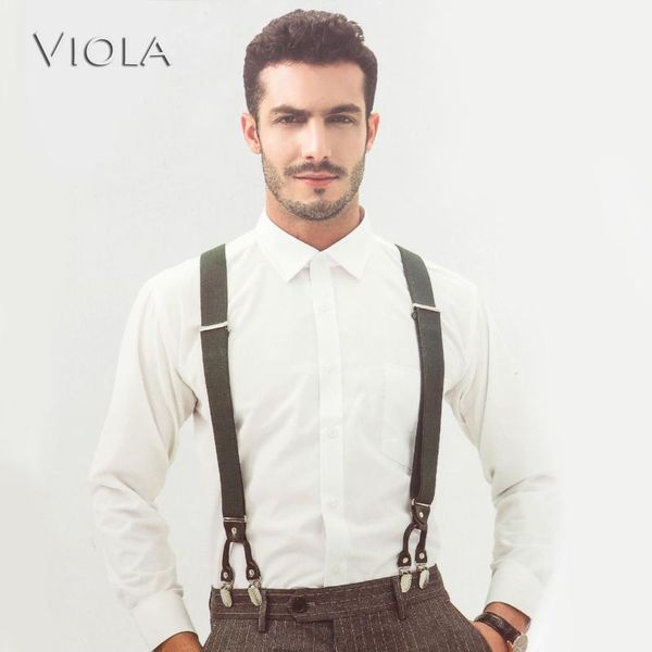 classic 6 clips 3.5cm width wide men suspenders vintage brace trousers strap male gift accessories daily quality, Black;white
classic 6 clips 3.5cm width wide men suspenders vintage brace trousers strap male gift accessories daily quality, Black;white