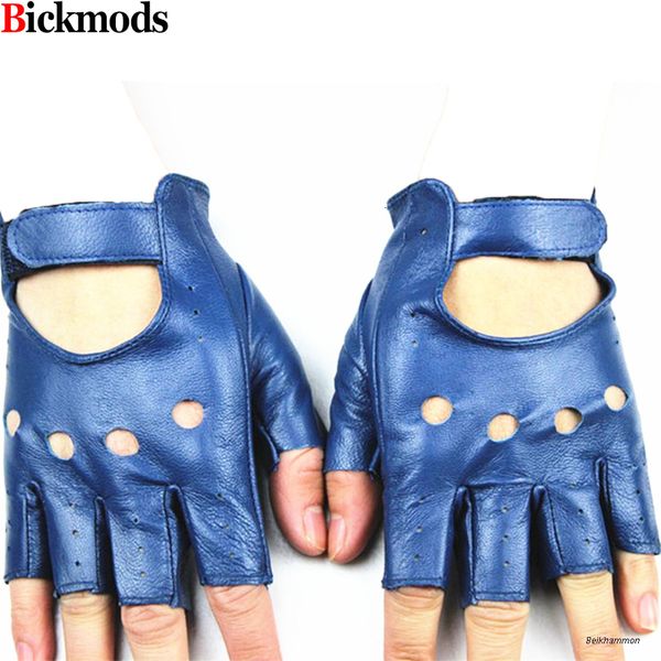 2019 new fingerless gloves women' half-finger sheepskin fashion hollow style a variety of colors 100% full driving y191112, Blue;gray
2019 new fingerless gloves women' half-finger sheepskin fashion hollow style a variety of colors 100% full driving y191112, Blue;gray