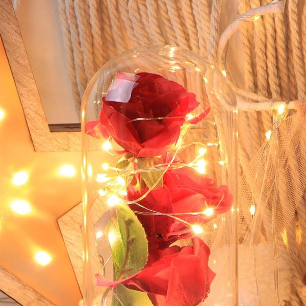 creative 20led battery powered night lights energy saving 3 rose glass dome copper wire fairy string lights decorations
creative 20led battery powered night lights energy saving 3 rose glass dome copper wire fairy string lights decorations