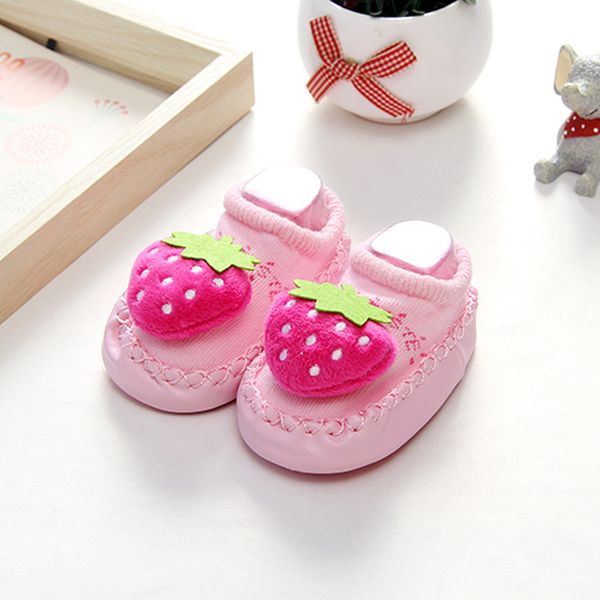baby boy girl children socks anti-slip newborn first walker fruit cartoon slippers boots soft leather soled indoor socks meias, Pink;yellow
baby boy girl children socks anti-slip newborn first walker fruit cartoon slippers boots soft leather soled indoor socks meias, Pink;yellow