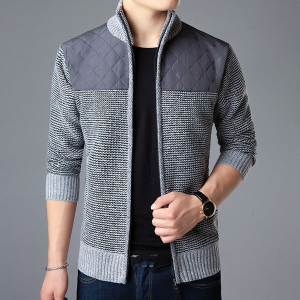 plus size thick warm sweater men fashion patchwork knitting slim cardigan sweater autumn winter zipper outerwear jumper coat 3xl, White;black
plus size thick warm sweater men fashion patchwork knitting slim cardigan sweater autumn winter zipper outerwear jumper coat 3xl, White;black