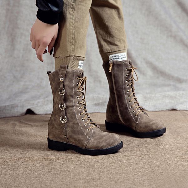 women walking shoes ankle boots buckle zipper woman cross tied low heels short boot ladies outdoor footwear botas mujer, Black
women walking shoes ankle boots buckle zipper woman cross tied low heels short boot ladies outdoor footwear botas mujer, Black