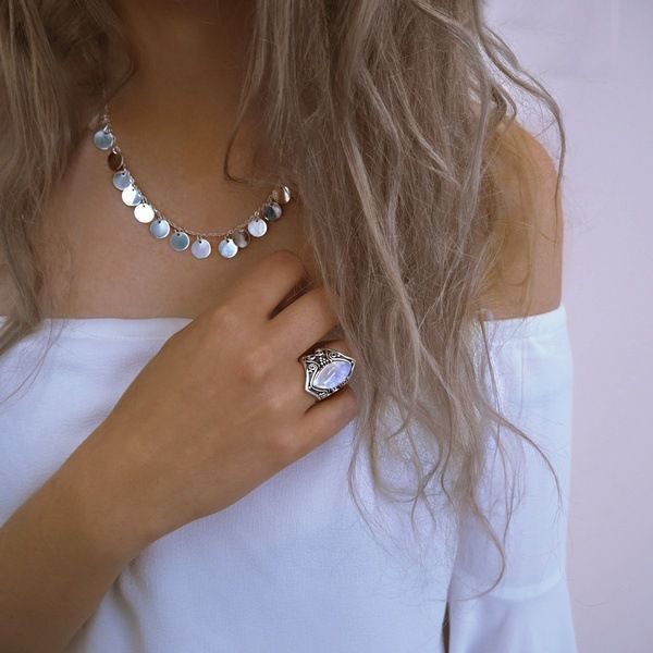 vintage silver big stone rings for women girls antique silver rings exaggerated punk fashion bohemian boho wedding jewelry christmas gift, Slivery;golden
vintage silver big stone rings for women girls antique silver rings exaggerated punk fashion bohemian boho wedding jewelry christmas gift, Slivery;golden