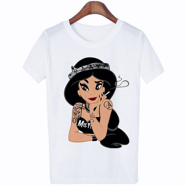 funny tattoo princess streetwear leisure printed tshirt summer for women 2019 harajuku thin section fashion t shirt, White
funny tattoo princess streetwear leisure printed tshirt summer for women 2019 harajuku thin section fashion t shirt, White