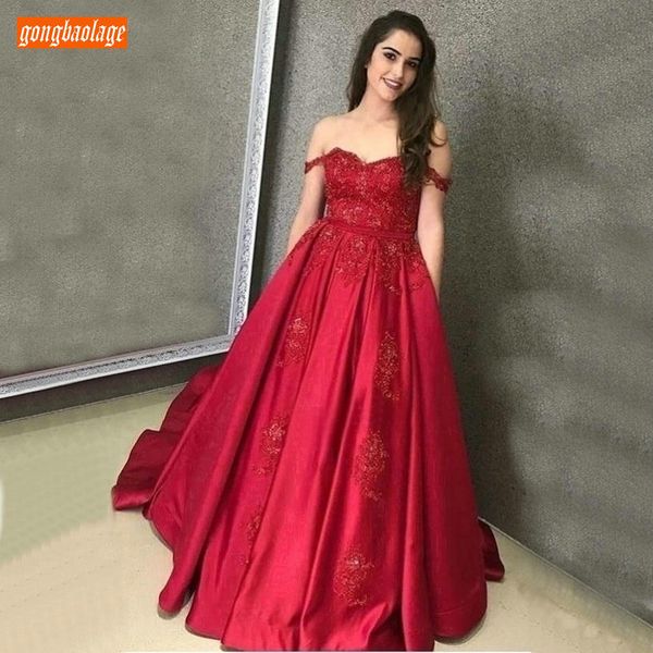 gorgeous off shoulder evening dresses long stain lace applique beaded formal party dress sweetheart a line modern evening gowns, White;black
gorgeous off shoulder evening dresses long stain lace applique beaded formal party dress sweetheart a line modern evening gowns, White;black