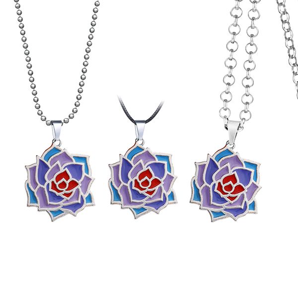game bloodstained ritual of the night necklace men metal chain rose choker necklaces women pendant fashion jewelry collares new, Silver
game bloodstained ritual of the night necklace men metal chain rose choker necklaces women pendant fashion jewelry collares new, Silver