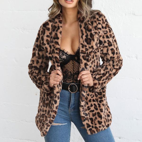 2019 осень длинные женщины искусственного меха пальто leopard печати длинные рукава повседневная outwear зимы теплые пушистые shaggy поддель, Black
2019 осень длинные женщины искусственного меха пальто leopard печати длинные рукава повседневная outwear зимы теплые пушистые shaggy поддель, Black
