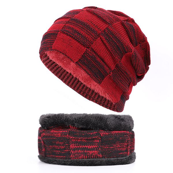 fashion-fashion plaid men's hat scarf 2 piece set winter warm men's and women's cotton caet plus velvet warm hat men's p, Blue;gray
fashion-fashion plaid men's hat scarf 2 piece set winter warm men's and women's cotton caet plus velvet warm hat men's p, Blue;gray