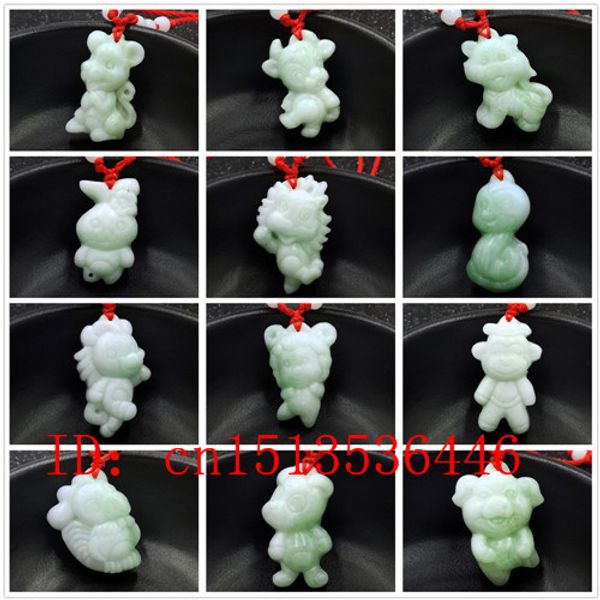 natural white jade chinese zodiac pendant beads necklace charm jewellery fashion accessories hand-carved luck amulet gifts, Silver
natural white jade chinese zodiac pendant beads necklace charm jewellery fashion accessories hand-carved luck amulet gifts, Silver