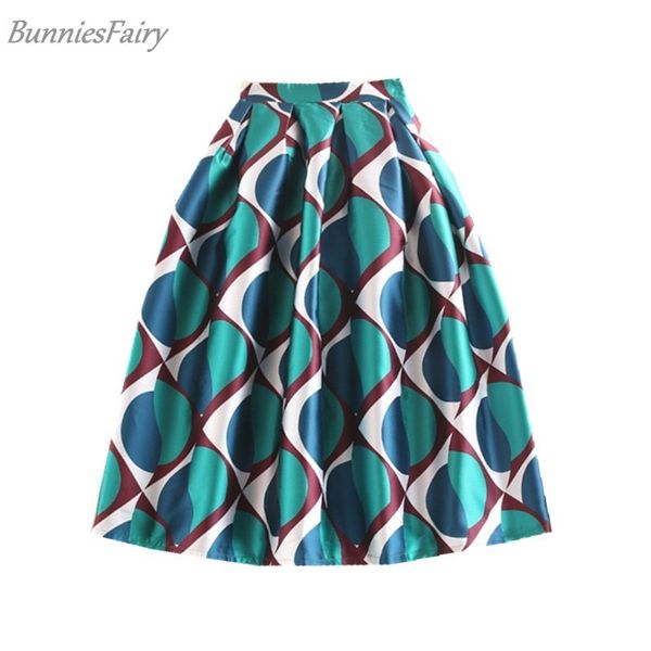 bunniesfairy brand autumn sale women korean elegant style green polka dot geometric striped print pleated skirt midi tutu saias, Black
bunniesfairy brand autumn sale women korean elegant style green polka dot geometric striped print pleated skirt midi tutu saias, Black