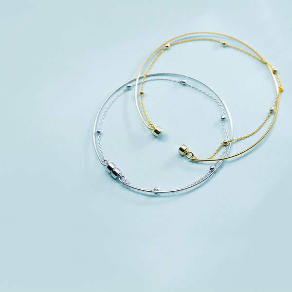 s925 silver bracelet womens simple double-layer one-piece bracelet fashion magnet buckle cool bracelet jewelry, Golden;silver
s925 silver bracelet womens simple double-layer one-piece bracelet fashion magnet buckle cool bracelet jewelry, Golden;silver