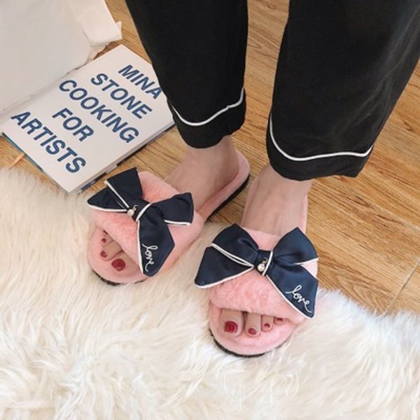 women winter sandals warm and cozy home slippers with flower fur flip flops sweet lace bow fur slides, Black
women winter sandals warm and cozy home slippers with flower fur flip flops sweet lace bow fur slides, Black