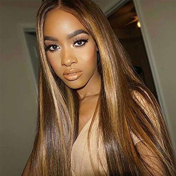 360 кружева фронтальная парик красочные highlight ombre парик волос 13x6 lace front human straight бразильский dolago париков remy 27 #, Black;brown 
360 кружева фронтальная парик красочные highlight ombre парик волос 13x6 lace front human straight бразильский dolago париков remy 27 #, Black;brown