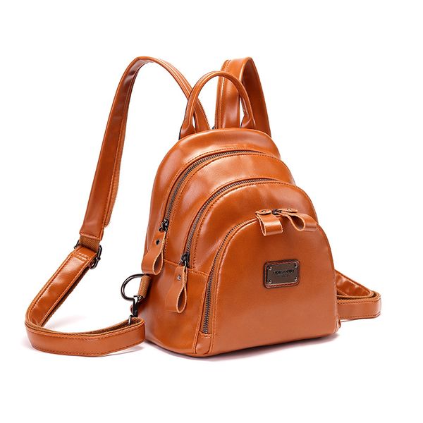 2020 new casual female bag shoulder bag oil wax leather retro fashion multi-interlayer zipper female backpack lady solid
2020 new casual female bag shoulder bag oil wax leather retro fashion multi-interlayer zipper female backpack lady solid