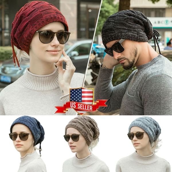 Unisex Knit Slouchy Baggy Beanie Ponytail Winter Knit Slouch Beanie Hat Women MenPonytail Ski Fleece Skull Running Cap Black
Unisex Knit Slouchy Baggy Beanie Ponytail Winter Knit Slouch Beanie Hat Women MenPonytail Ski Fleece Skull Running Cap Black