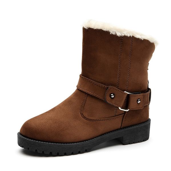 4143 large size women's shoes 2019 winter new belt buckle snow boots short tube fashion trend warm cotton shoes bota feminina, Black
4143 large size women's shoes 2019 winter new belt buckle snow boots short tube fashion trend warm cotton shoes bota feminina, Black