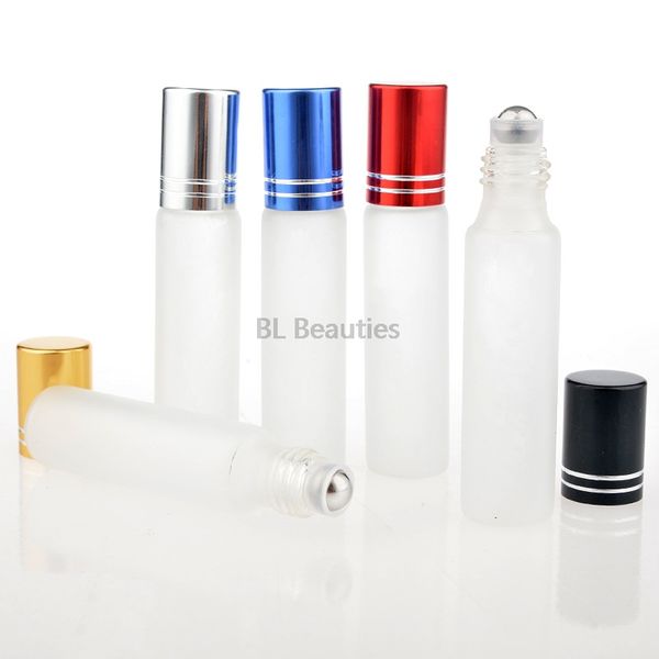 500pcs/lot 10ml frosted glass roll on essential oils perfume bottles stainless steel roller ball 1/3oz
500pcs/lot 10ml frosted glass roll on essential oils perfume bottles stainless steel roller ball 1/3oz