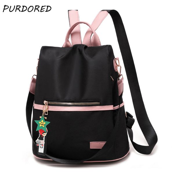 purdored 1 pc casual solid backpack women waterproof oxford school bags for teenage girls travel tote packbag mochila preta
purdored 1 pc casual solid backpack women waterproof oxford school bags for teenage girls travel tote packbag mochila preta