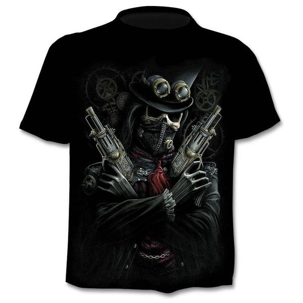 2019 summer new 3d skull tshirt men's short sleeve shirt gun warrior tshirt print knife harajuku tee fashion hip hop, White;black
2019 summer new 3d skull tshirt men's short sleeve shirt gun warrior tshirt print knife harajuku tee fashion hip hop, White;black