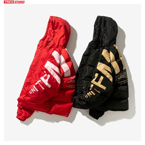 dropshipping men's hooded letter print cotton jacket male streetweat hip-hop warm parkas autumn thick outwear coats windbreaker, Black
dropshipping men's hooded letter print cotton jacket male streetweat hip-hop warm parkas autumn thick outwear coats windbreaker, Black