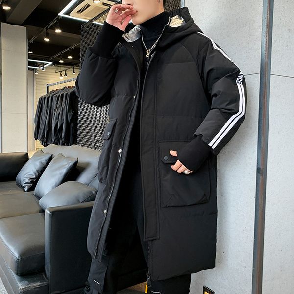 quality white duck down autumn and winter mid-length men's warm down jacket fashion hooded loose-fit men's casual jacket, Black
quality white duck down autumn and winter mid-length men's warm down jacket fashion hooded loose-fit men's casual jacket, Black