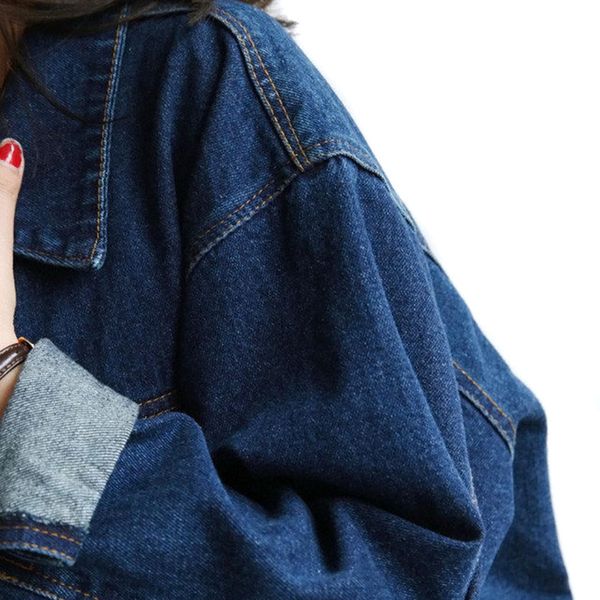 newly korean spring autumn women lady jeans coat long sleeve vintage denim jacket loose casual coats girls outwear vk-ing, Black;brown
newly korean spring autumn women lady jeans coat long sleeve vintage denim jacket loose casual coats girls outwear vk-ing, Black;brown