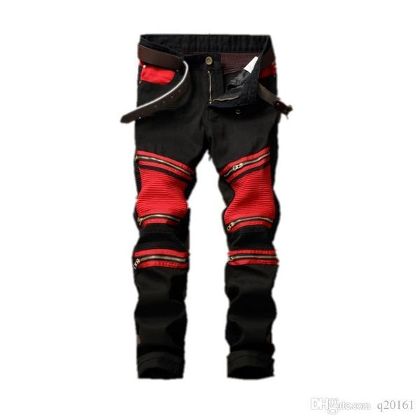 male brand jeans neue ankunft marke desgin zipper decorative stitching jeans mode slim fit stretch ripped denim male jeans, Blue
male brand jeans neue ankunft marke desgin zipper decorative stitching jeans mode slim fit stretch ripped denim male jeans, Blue