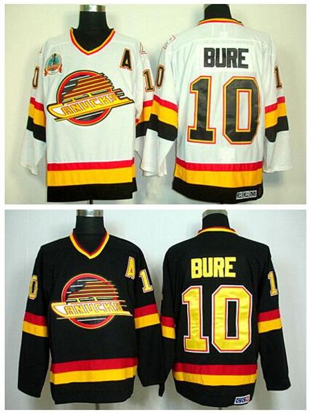 ice hockey 10 pavel bure jerseys vancouver canucks road alternate black white men fashion embroider logos, Black;red
ice hockey 10 pavel bure jerseys vancouver canucks road alternate black white men fashion embroider logos, Black;red