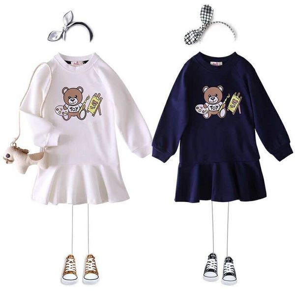 fashion autumn spring girl party cartoon bear dress clothes red cotton dress children long sleeve dresses baby girl clothes, Red;yellow
fashion autumn spring girl party cartoon bear dress clothes red cotton dress children long sleeve dresses baby girl clothes, Red;yellow