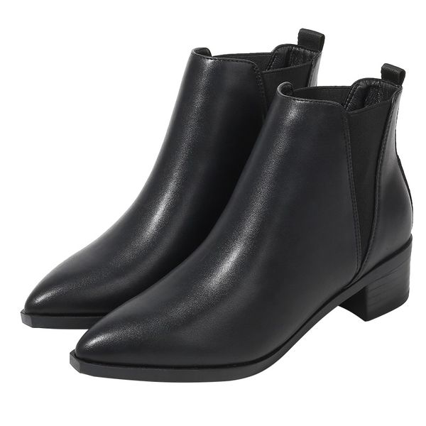 korean style spring autumn women pointed toe thick heels slip-on ankle boots winter ladies plush short boots 191212, Black
korean style spring autumn women pointed toe thick heels slip-on ankle boots winter ladies plush short boots 191212, Black