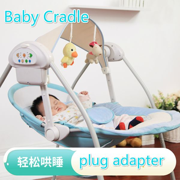 baby swing rocking chair electric cradle crib soothing baby sleeping basket bouncer with plug adapter
baby swing rocking chair electric cradle crib soothing baby sleeping basket bouncer with plug adapter