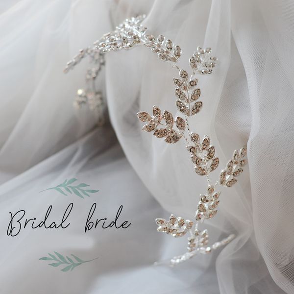 korean bride headwear new rhinestone leaf hair hoop headwear grace bride bridesmaid hair decorate marry modeling accessories, Silver
korean bride headwear new rhinestone leaf hair hoop headwear grace bride bridesmaid hair decorate marry modeling accessories, Silver