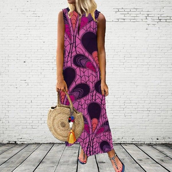 summer casual stylish vacation women's dress ladies party sleeveless loose dress, Black;gray
summer casual stylish vacation women's dress ladies party sleeveless loose dress, Black;gray
