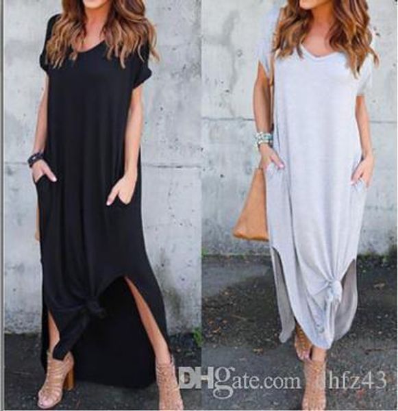 loose baggy tunic dress women pockets solid big plus size holiday long maxi dresses women, Black;gray
loose baggy tunic dress women pockets solid big plus size holiday long maxi dresses women, Black;gray