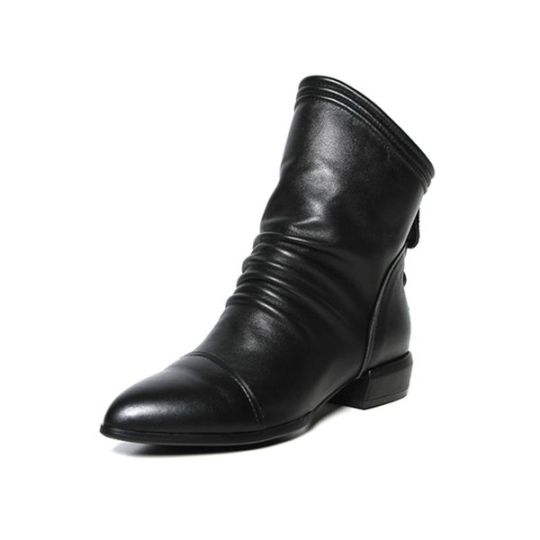 2019 new black winter boots women boots female zipper pointed toe ankle leather square low heels shoes woman plus size
2019 new black winter boots women boots female zipper pointed toe ankle leather square low heels shoes woman plus size
