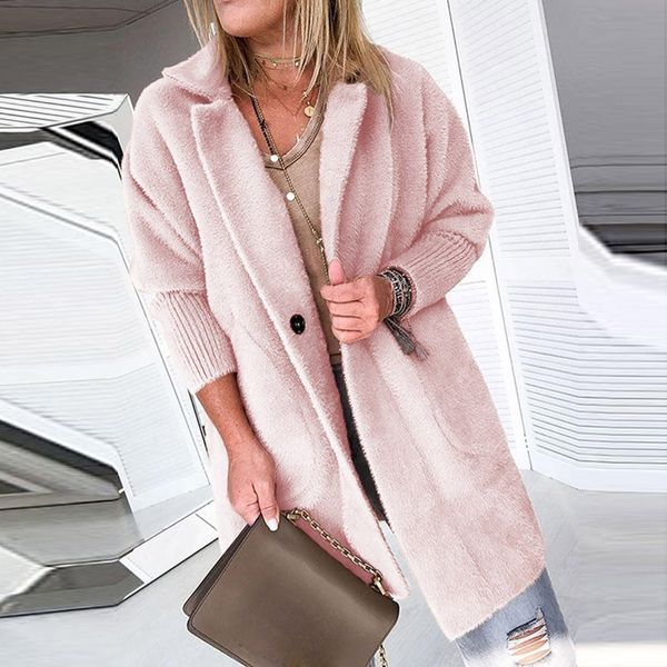 new ladies warm faux fur coat jacket lapel winter long streetwear outerwear winter coat women abrigos mujer invierno 2019 f104, Black
new ladies warm faux fur coat jacket lapel winter long streetwear outerwear winter coat women abrigos mujer invierno 2019 f104, Black