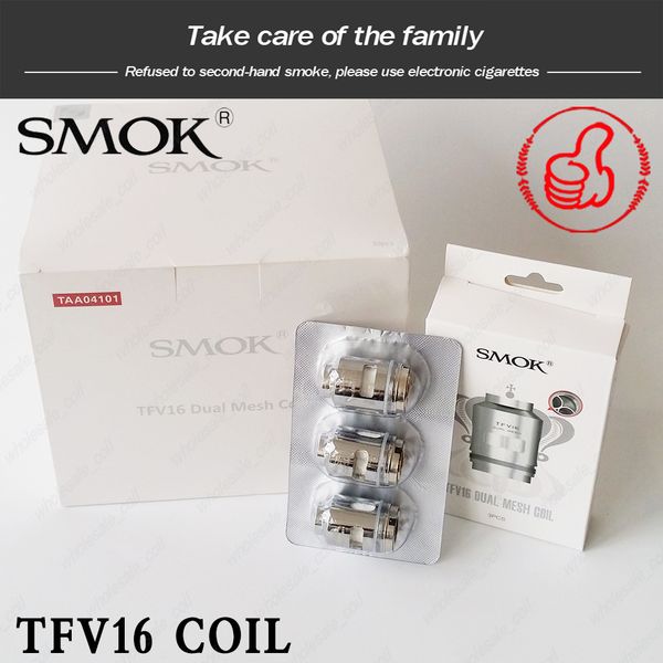 SMOK TFV16 Mesh Coil 0.17ohm 0.12ohm Dual Mesh Катушка 0.15ohm конической Тройная Mesh Замена катушка Катушка для TFV16 Tank 100% Origial
SMOK TFV16 Mesh Coil 0.17ohm 0.12ohm Dual Mesh Катушка 0.15ohm конической Тройная Mesh Замена катушка Катушка для TFV16 Tank 100% Origial