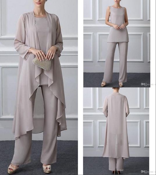 plus size elegant gray chiffon three piece mother of the bride pant suit with long jacket, Black;red
plus size elegant gray chiffon three piece mother of the bride pant suit with long jacket, Black;red