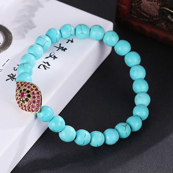 fashion 8mm turquoise bracelet micro zircon eye bracelet natural stone designer jewelry women men bracelets for couples bracelet gift, Black
fashion 8mm turquoise bracelet micro zircon eye bracelet natural stone designer jewelry women men bracelets for couples bracelet gift, Black