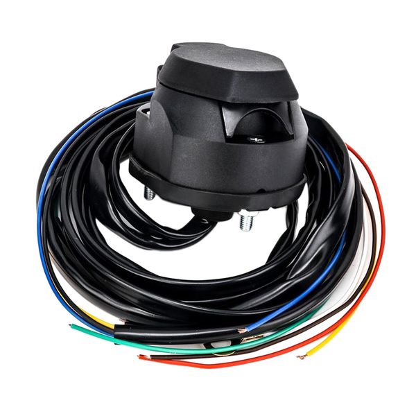 7pin trailer socket box 1.5m wire european car trailer 
7pin trailer socket box 1.5m wire european car trailer
