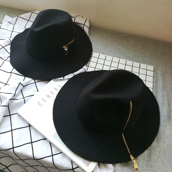 korea wild zipper woolen cap casual retro jazz hat british sun hat autumn and winter tide men and women, Blue;gray
korea wild zipper woolen cap casual retro jazz hat british sun hat autumn and winter tide men and women, Blue;gray