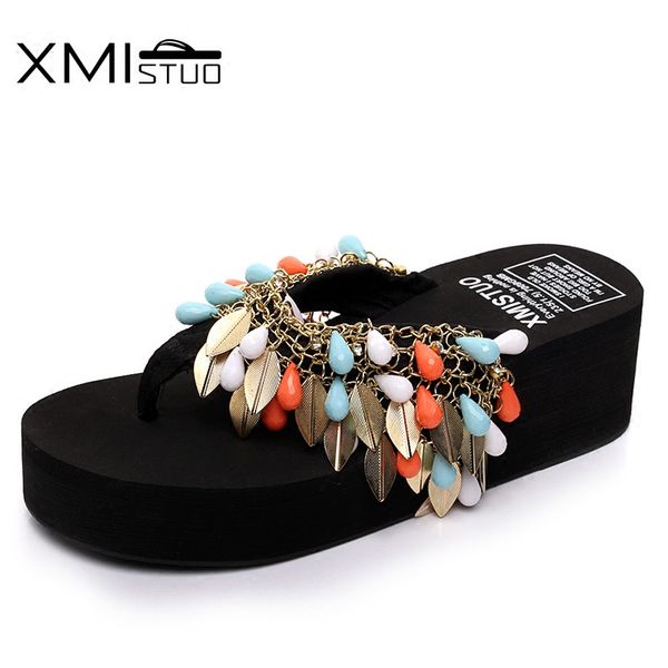 xmistuo simple fashion sequins chain beaded diamonds increase flip-flops students white-collar vacation sandals sandals slippers, Black
xmistuo simple fashion sequins chain beaded diamonds increase flip-flops students white-collar vacation sandals sandals slippers, Black