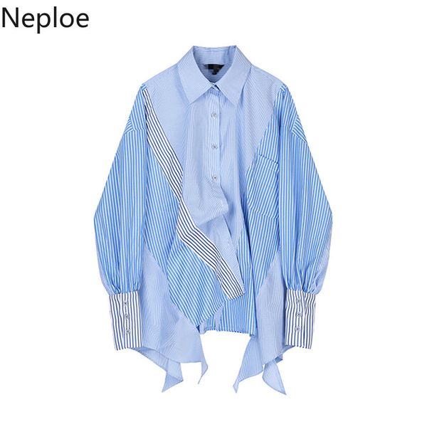 neploe stripe patchwork shirts women spring 2020 kong-style single brested long sleeve blouse loose casual female 1a311, White
neploe stripe patchwork shirts women spring 2020 kong-style single brested long sleeve blouse loose casual female 1a311, White