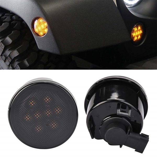 for wrangler jk jku 2007-2018 front turn signal light yellow amber light fender side combo lens
for wrangler jk jku 2007-2018 front turn signal light yellow amber light fender side combo lens