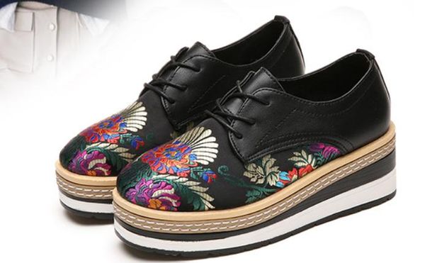 2019 women's shoes in spring and autumn with new style slope heel thick bottom square head@1035, Black
2019 women's shoes in spring and autumn with new style slope heel thick bottom square head@1035, Black